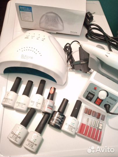 Аппарат для маникюра и лампа 48вт