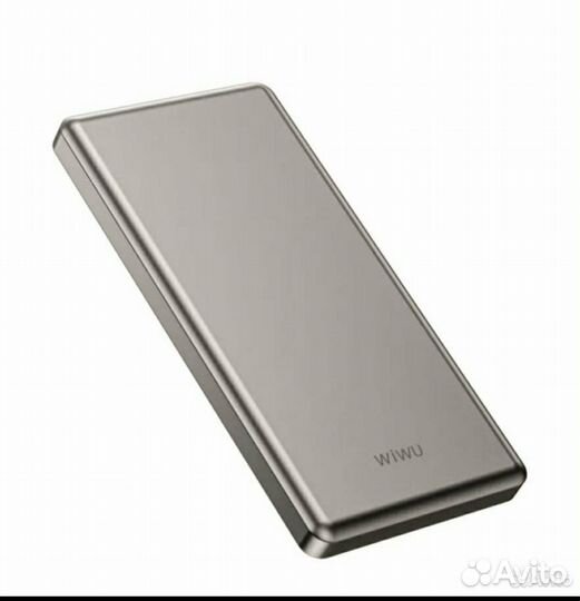 Внешний паурбанк 10000 mAh супертонкий 11 мм wiwu