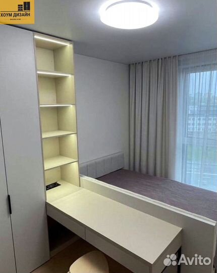 Рабочая зона со шкафом детская