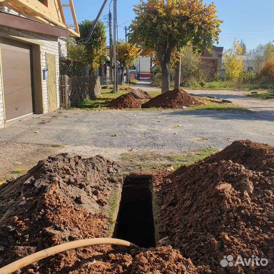 Монтаж водопровода и канализации ГНБ