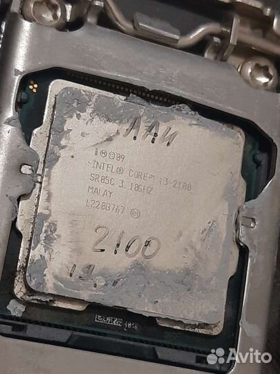 Материнская плата с процессором asus P8H61