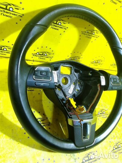 Руль кожаный Volkswagen Passat B7