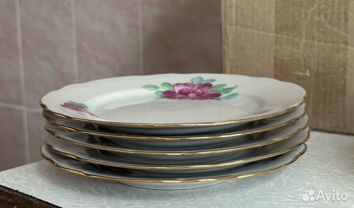 Тарелки коростень и дулево СССР 15шт