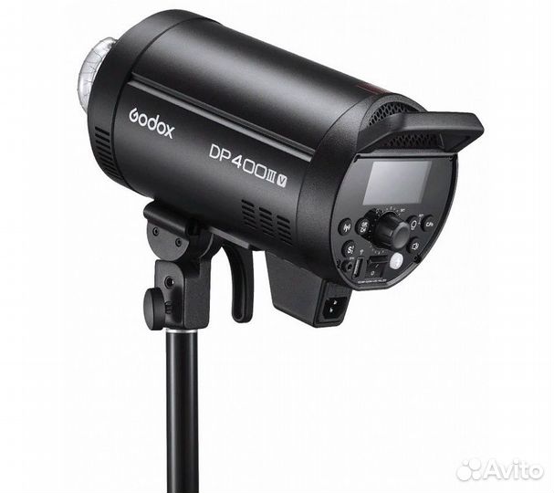 Вспышка студийная Godox DP400iiiv со светодиодной