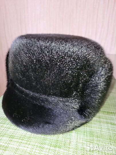 Норковая шапка мужская