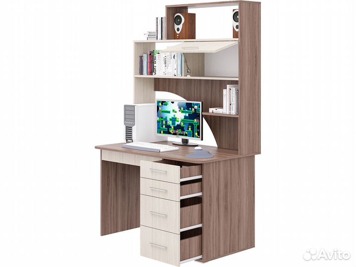 Компьютерный стол ск-56 с надстройкой