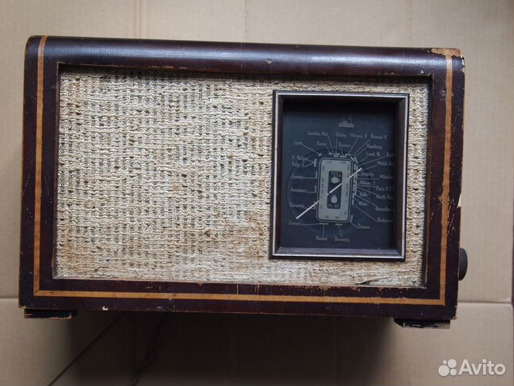 Радио. старинное ламповое aristona