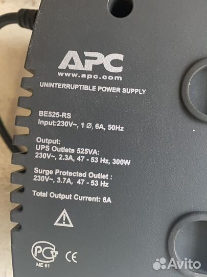 Ибп APC Back-UPS ES 525VA, APC BC500 RS