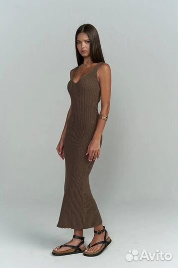 Вязанное платье