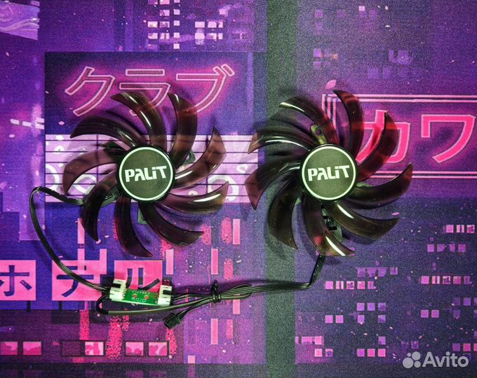 Вентиляторы Palit GA91S2U 85mm 1660 2060 2070 2080