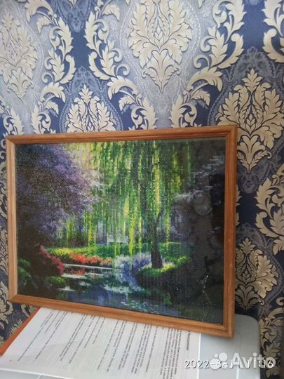 Картина готовая из алмазной мозаики