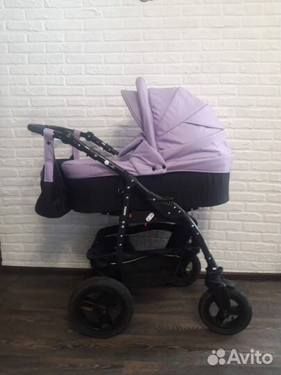 Коляска-люлька Sevillababy Mirra Сиреневый-Черный