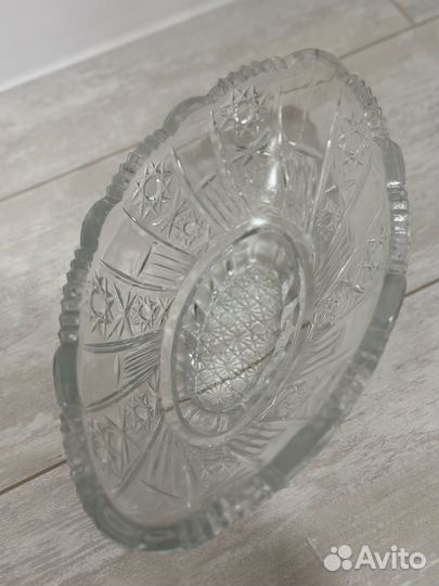Салатник хрусталь СССР