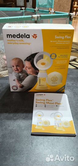 Молокоотсос medela swing flex электрический