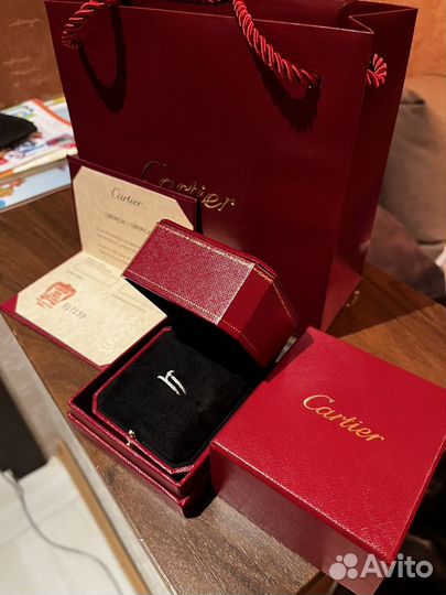 Cartier just un clou кольцо