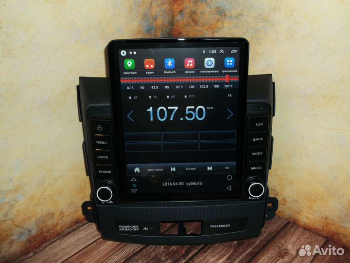 Магнитола Mitsubishi Outlander XL Tesla Android