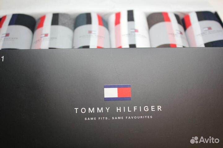 Носки мужские Tommy Hilfiger / набор-коробка 6 пар