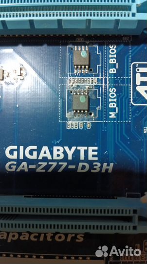 GA-Z77-D3H на запчасти