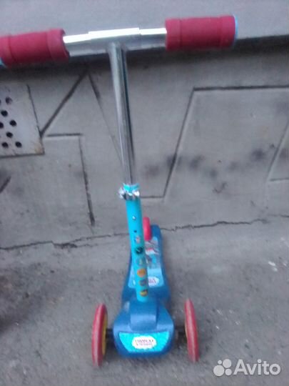 Детский велосипед и самокат б/у
