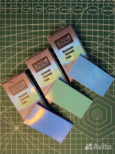 Термопрокладки 8-30Вт 0.3-3мм RTX 3090/3080 режем