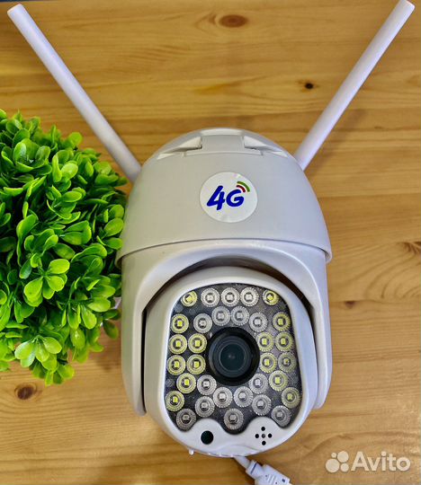 Новинка Умная 4G камера 5мп видеонаблюдения sim