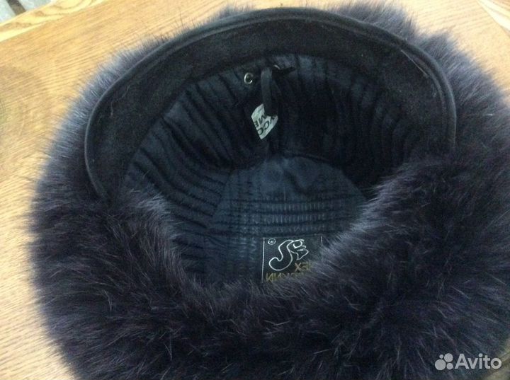 Шапка натуральный мех Песец