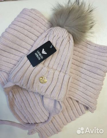 Шапка и шарф Armani