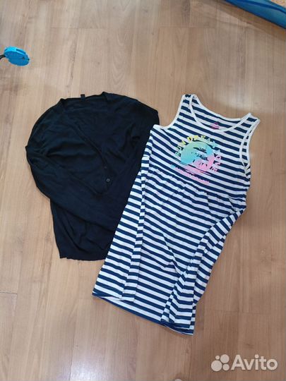 Вещи пакетом на девочку размер 140.146