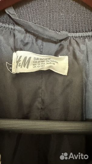 Бомбер hm на подростка