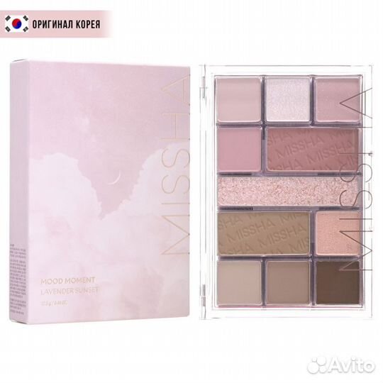 Missha Палетка теней для глаз Mood Moment Palette