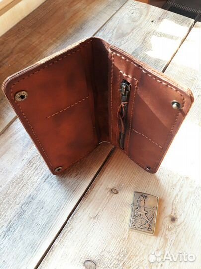 Портмоне из натуральной кожи