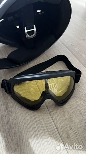 Шлем с креплением для камеры +очки