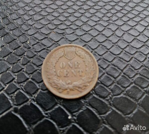 США 1 цент 1907 г. Индеец