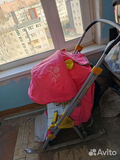 Детские санки коляска ника