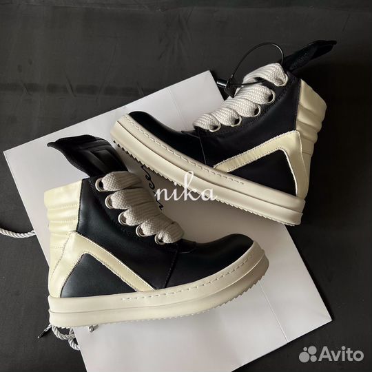 Rick Owens geobasket на руках