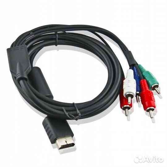 Sony PS2/PS3 кабель Аудио-Видео компонентный,новый
