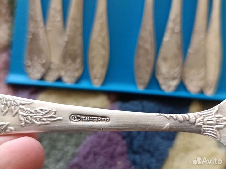 Мельхиоровая столовые приборы