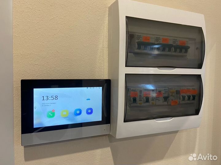 Установка видео домофона