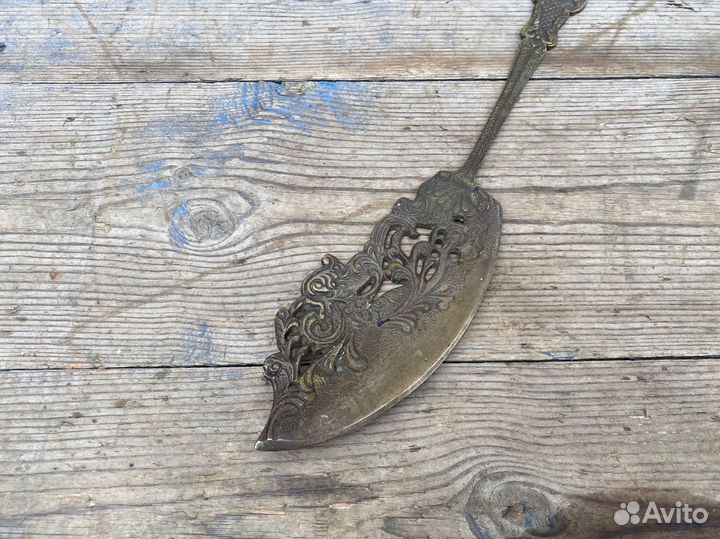 Лопатка для торта бронзовая винтаж редкость