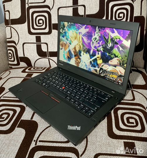 Ноутбук lenovo L450 на i5-5200u full hd ips