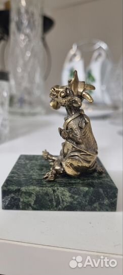 Бронзовая статуэтка коза