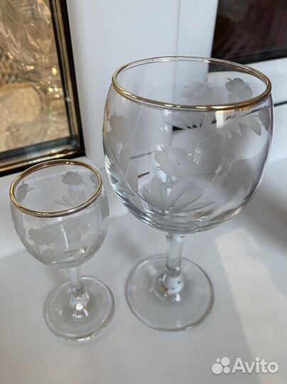 Бокалы и рюмки 6+6