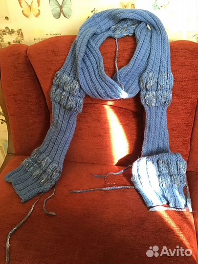 Шарф вязанный