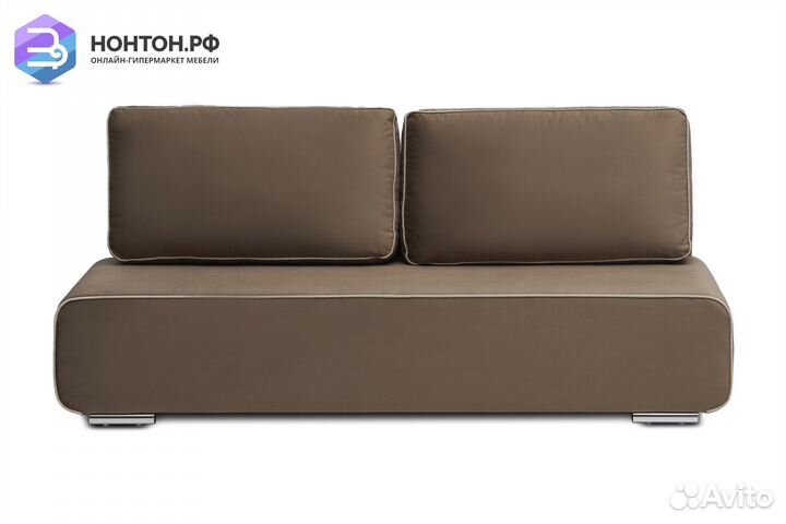 Диван еврокнижка Нео коричневый