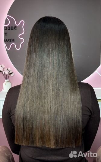 Кератиновое выпрямление волос