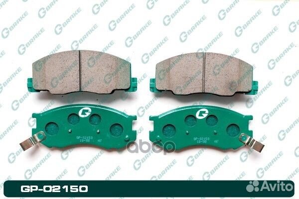 Колодки тормозные GP02150 gbrake
