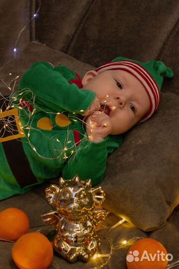 Костюм эльфа помощника 68р детский