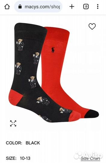 Носки polo Ralph lauren оригинал