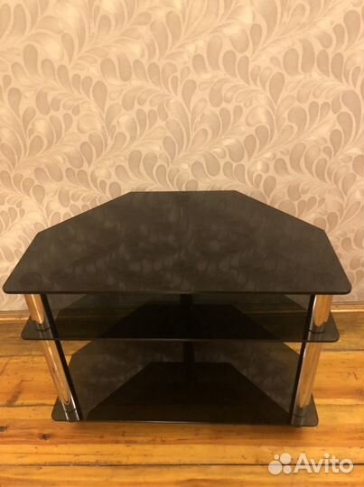 Стеклянная тумба под телевизор 80*50. Высота 60