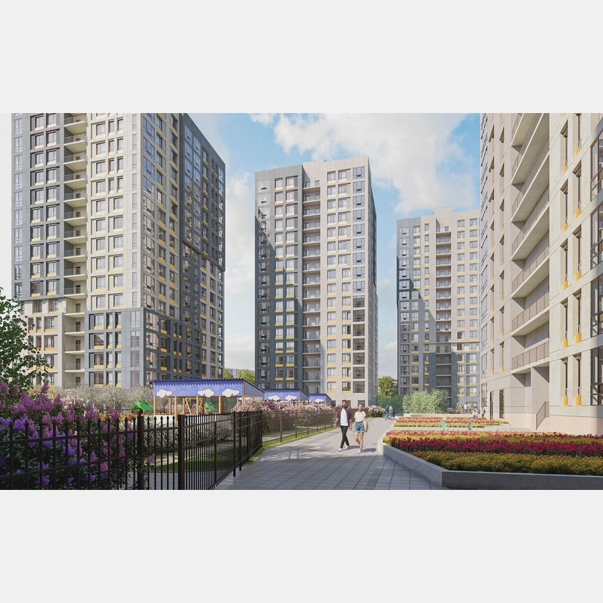 2-к. квартира, 73,5 м², 5/18 эт.